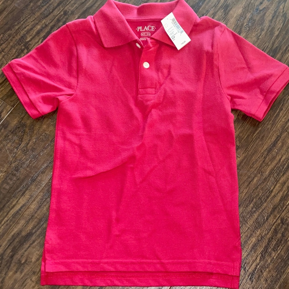 🆕 CASUAL RED POLO SZ 5/6